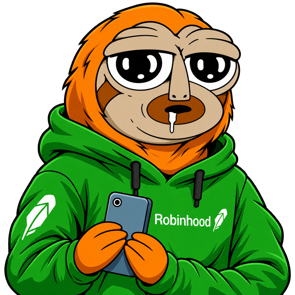 Hooded Sloth mascot